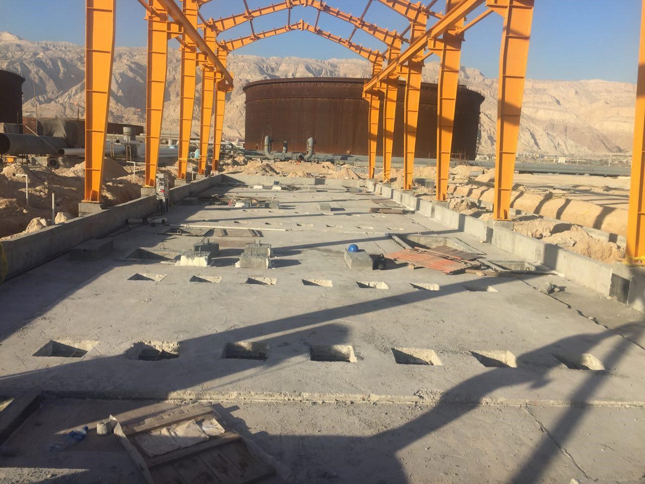 اجرای فونداسیون مخازن سوخت و تجهیزات تخصصی