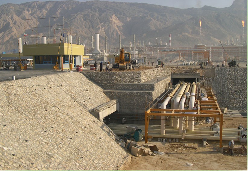 پروژه جاده دسترسی ورودی فاز 4و5 پارس جنوبی