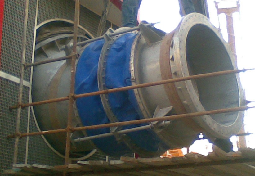 پروژه اتصال چیمنی فازهای 9و10 پارس جنوبی